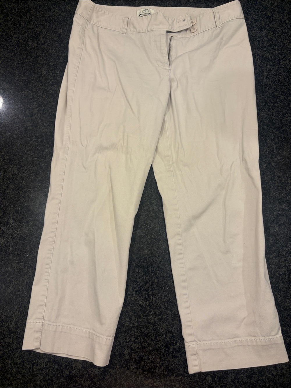 LOFT women’s Light Beige Chino Pants